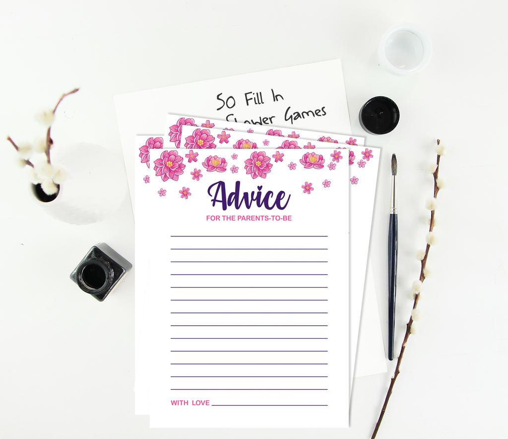 Inkdotpot Игровой набор для детского душа из 50 игр BabyA AlphabetA ABCA Игра Unicorn Floral Party