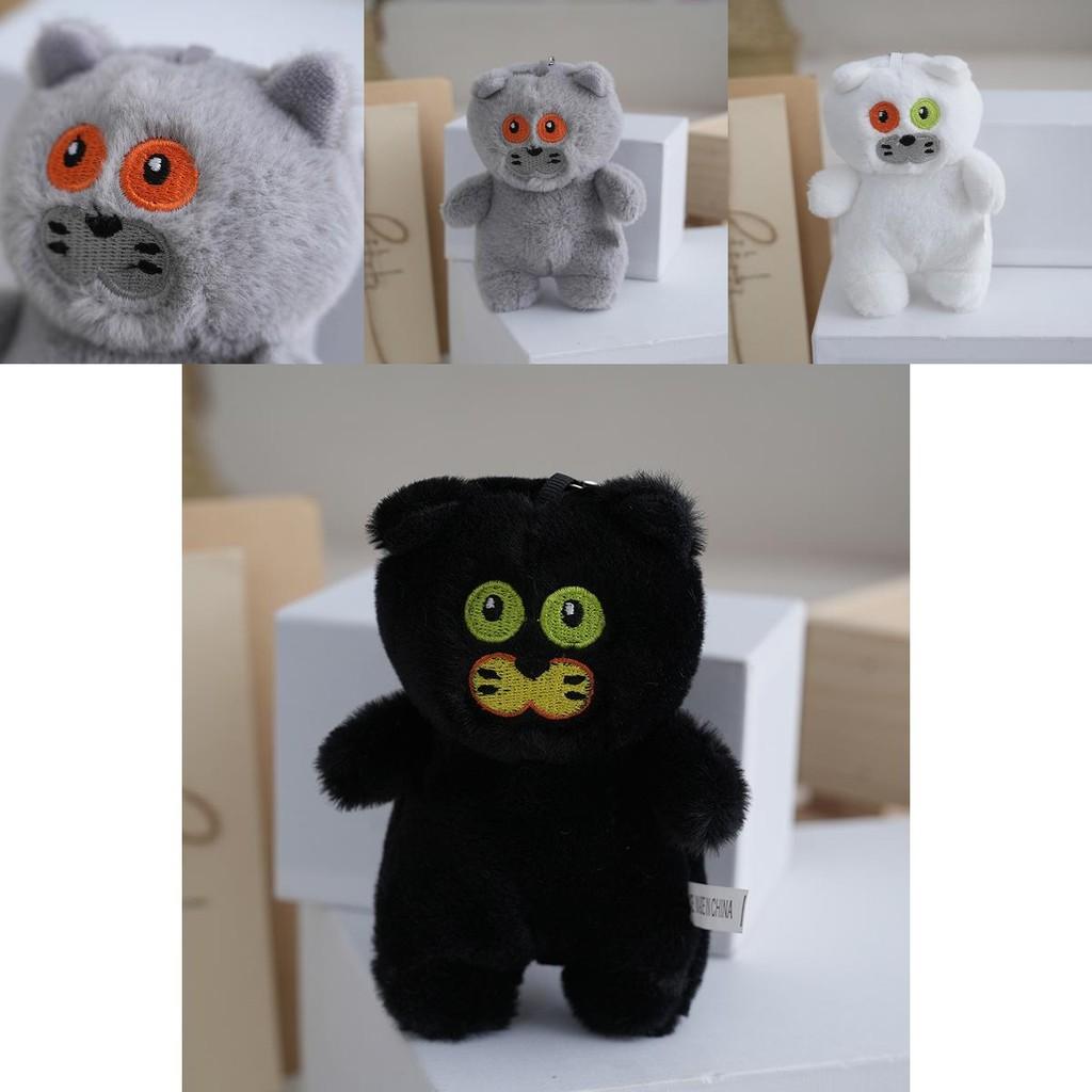 Очаровательная плюшевая кукла-кошка, мягкая, набитая полипропиленовым хлопком, милый подарок, подушка