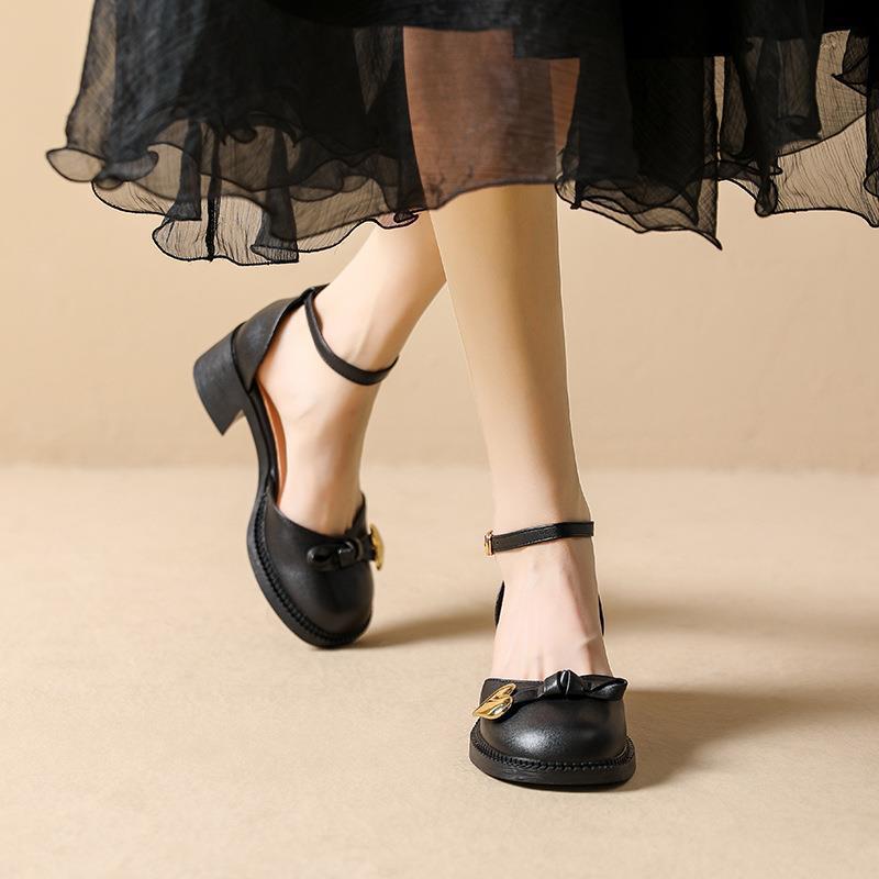 Yuexinwang кожаные балетки для хуэйчжоуской женской обуви каблуки полые прохладные шлепанцы женские новые летние босоножки на высоком каблуке