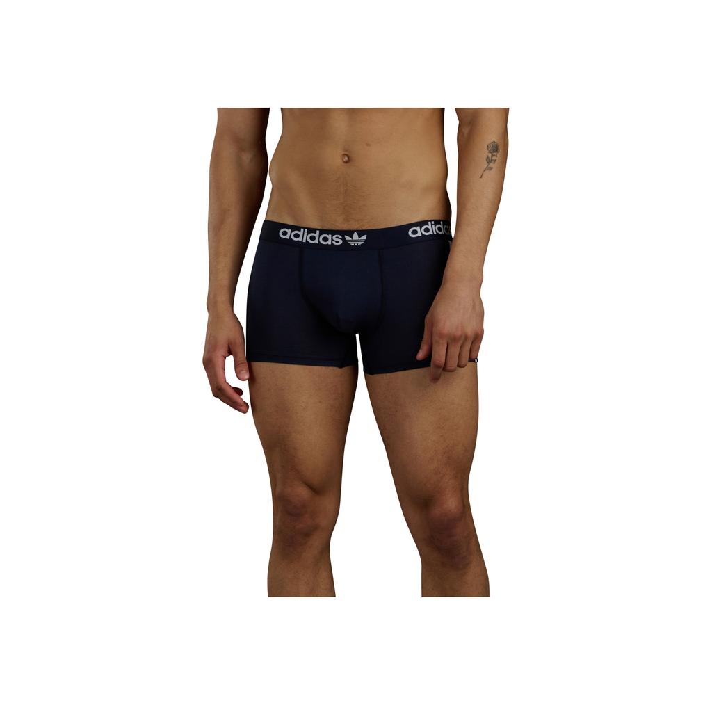 Adidas Originals Comfortable Elastic Cotton Boxer Briefs 3-Pack Men Underwear 4A1M56-901