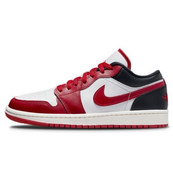 Женские кроссовки Air Jordan 1 Low 'White Gym Red' - DC0774-160