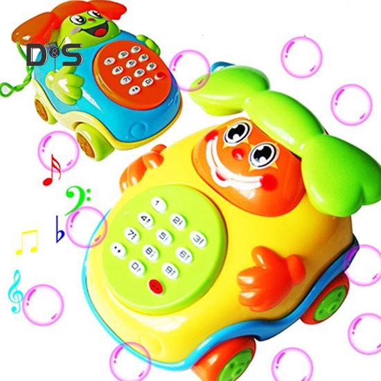 Мама и я Детская музыкальная машинка Мультяшные кнопки Телефон Развивающая игрушка для развития интеллекта