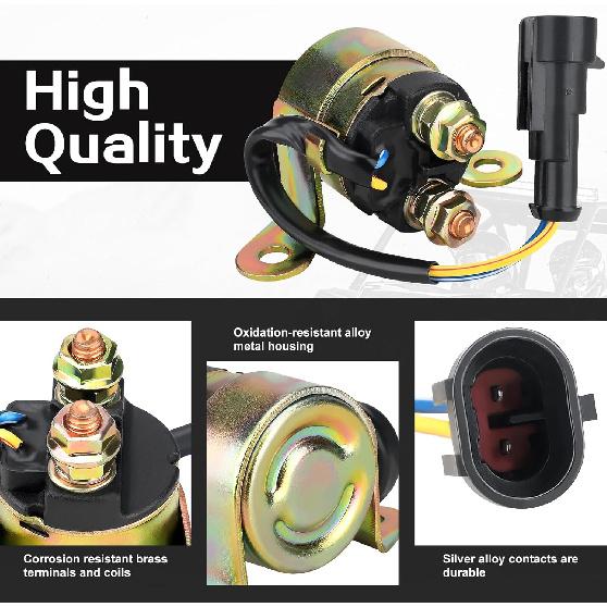 Реле соленоида стартера для Polaris Ranger 400 500 570 700 800 Sportsman 500 700 800 RZR 4 S XP 570 800 900 Замена 4010947 4012001