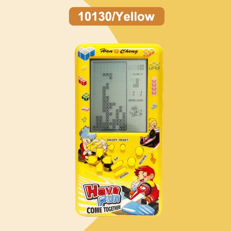 Игровая консоль Retro Tetris Handheld с большим экраном для детей - Классическая электронная игрушка в стиле ретро 80-х/90-х годов