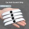 4Pcs Car Styling Door Side Edge Anti-collision Bumper Strip Sticker Rearview Mirror Anti-scratch Glue Sticker For Jaguar XF XJ SS17