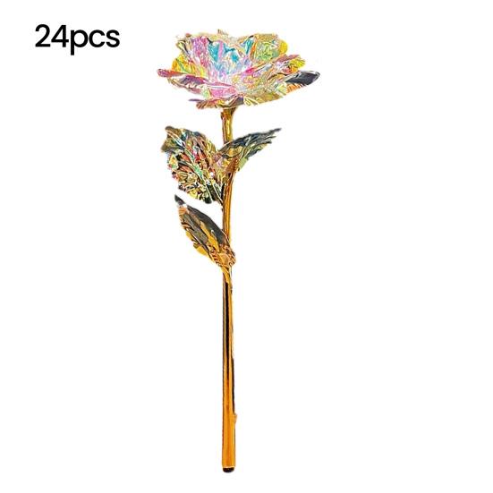 Искусственная разноцветная роза, радужные розы, подарок на День матери, День благодарения, День святого Валентина, день рождения.