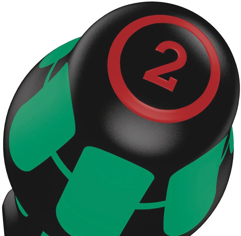 WERA Набор отверток Kraftform Plus с ручкой с 6-секционной стойкой 105622,