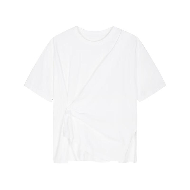 LESS Cotton Crew Neck Short Sleeve T-Shirt