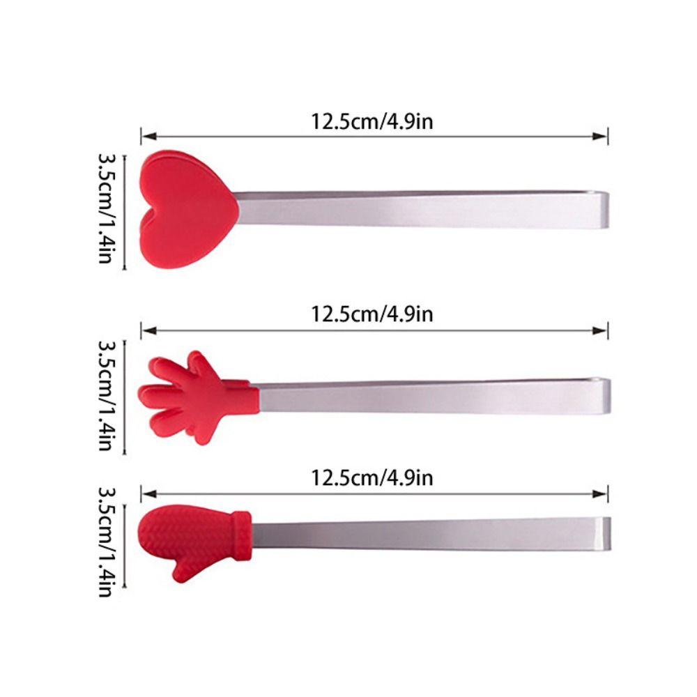 Hand-shaped Food Clips Non-slip Tweezers New Ice Cube Clip