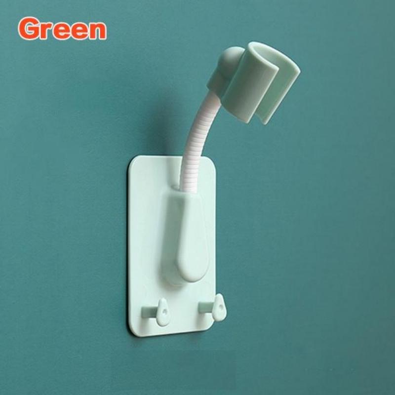 Регулируемый самоклеящийся кронштейн для душа в ванной, универсальный кронштейн для держателя душевой штанги для ванны на 360°