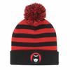 Emily The Strange Unisex Adult Striped Pom Pom Beanie