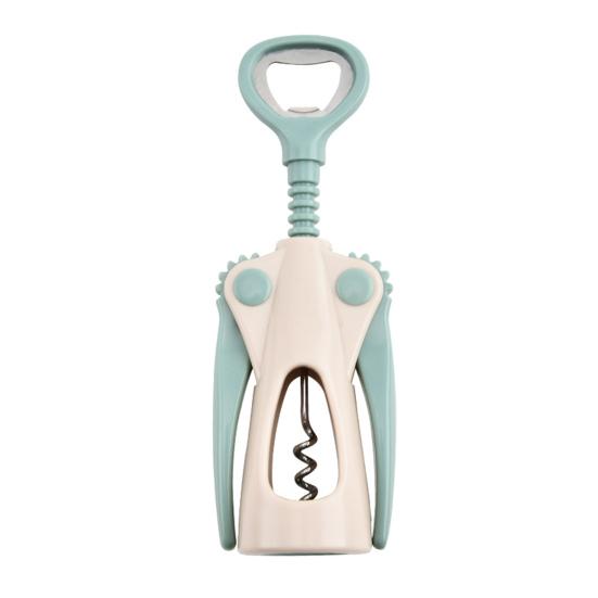 Открывалка для бутылок вина с эргономичной ручкой, штопор с нескользящей рукояткой, бутылка двойного назначения