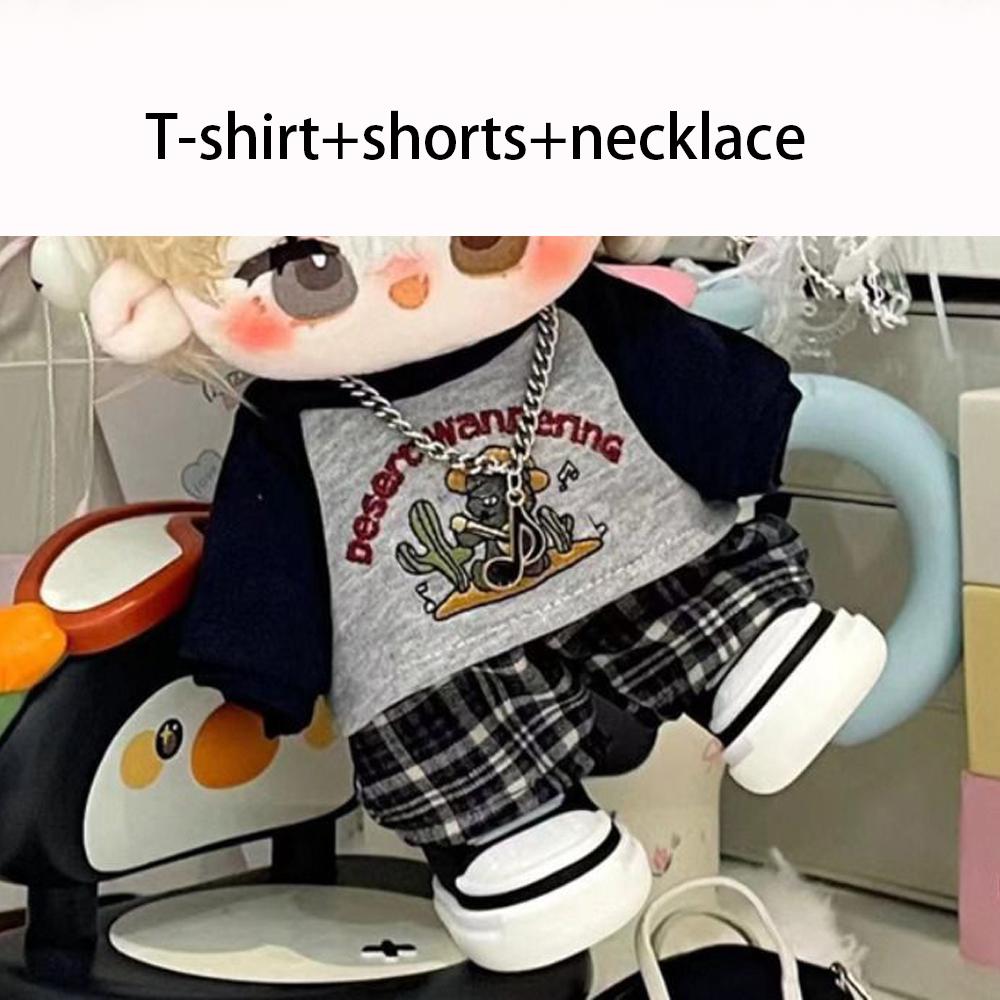 Крутой костюм для куклы-идола 20 см, одежда для куклы, сменный наряд, игра с переодеванием, миниатюрный набор с жилетом и брюками, реквизит для косплея и фотосессий