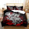 Japanese Samurai Bedding Set Soft Duvet Cover Set Men Teen Bedroom Single Double King Size Duvet Cover Pillowcase Boy Gift