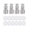 4 Pack Silver Silicone Gaskets Heavy Duty Pot Replacement Parts Durable Floater Valve  Cooking