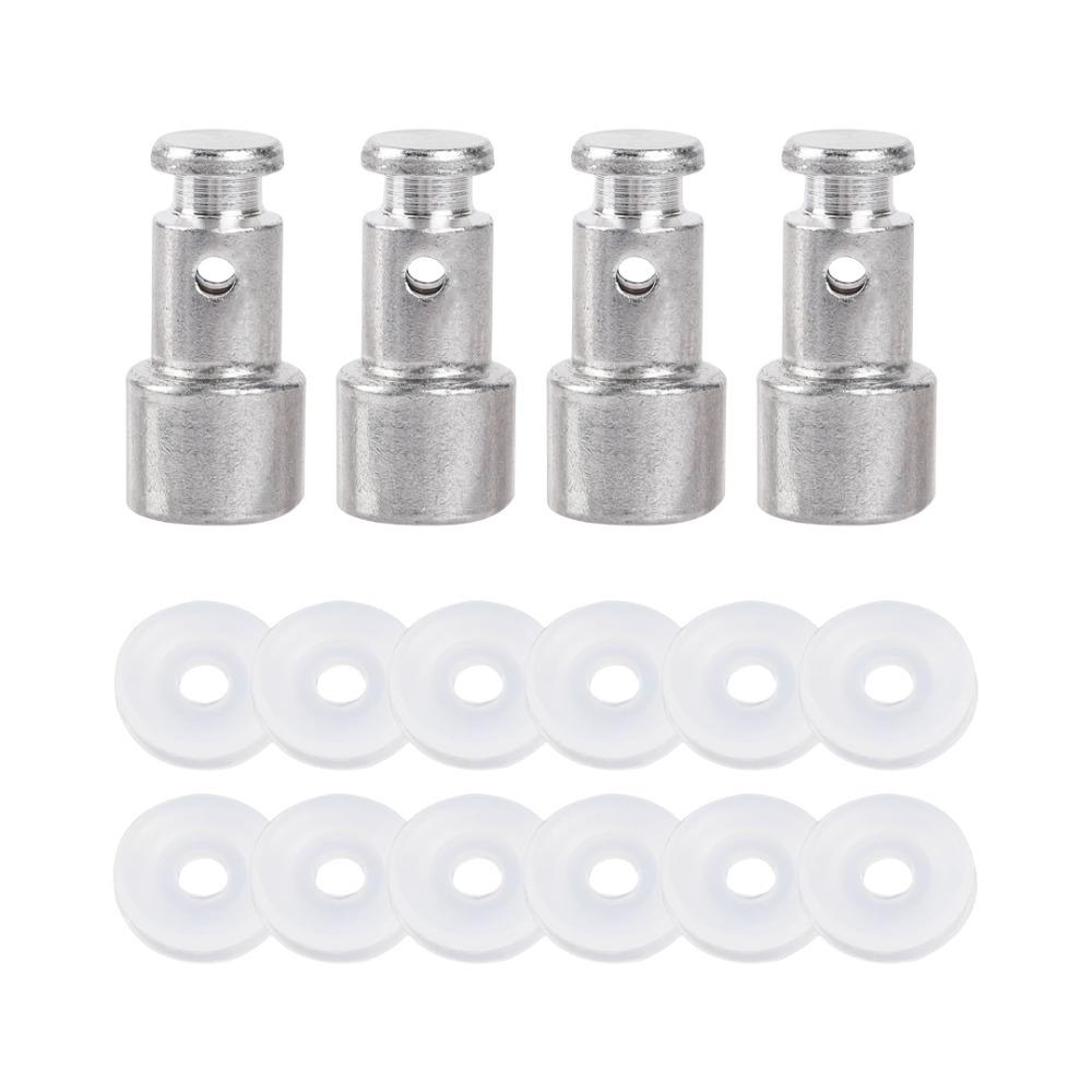 4 Pack Silver Silicone Gaskets Heavy Duty Pot Replacement Parts Durable Floater Valve Cooking