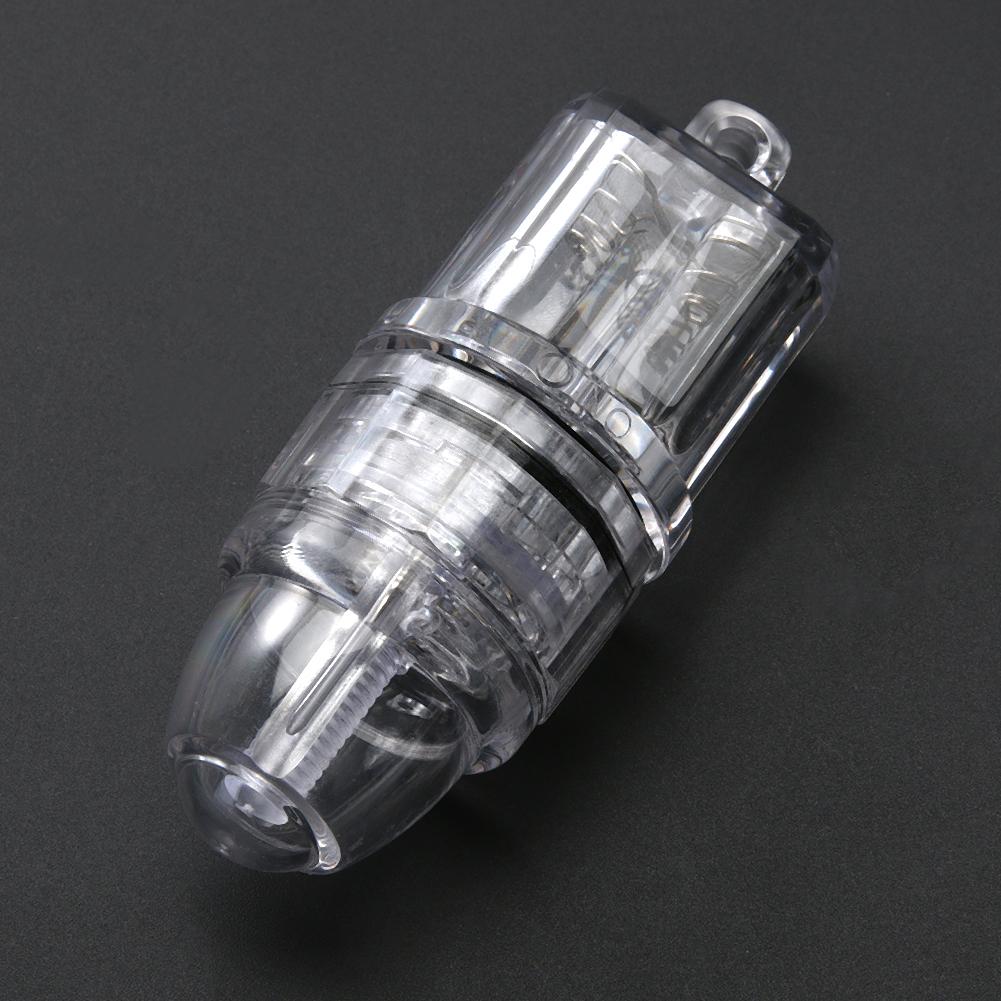 LED Submersible Fishing Light Waterproof Fish Attracting Indicator Underwater Fish Attracting Lamp for Attracting Bait Lures