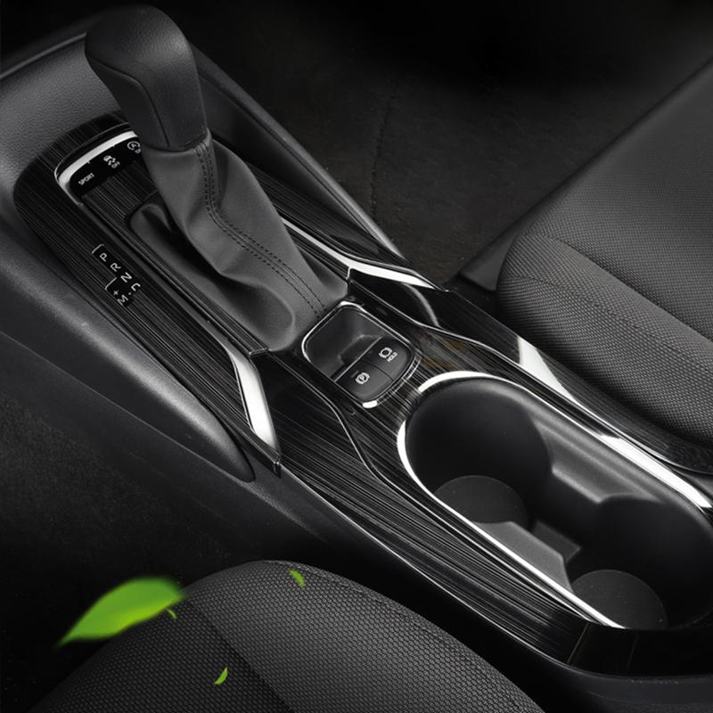 Для Toyota Corolla E210 2019 2020 2021 2022 2023 2024 2025 Гибрид Нержавеющая сталь Автомобиль Центральная консоль Панель переключения передач Декоративные накладки