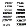 Применимо для новых моделей BMW 116i, 118i, 120i, 125i и 135i: Эмблема автомобиля, Эмблема со словом, Задняя эмблема.