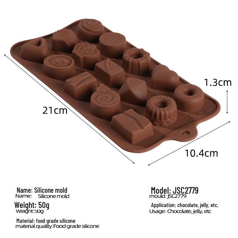 Форма для шоколада из пищевого силикона - легкосъемный инструмент для выпечки тортов и печенья своими руками