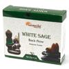 White Sage Backflow Incense Cones, 10 Pack Aromatica