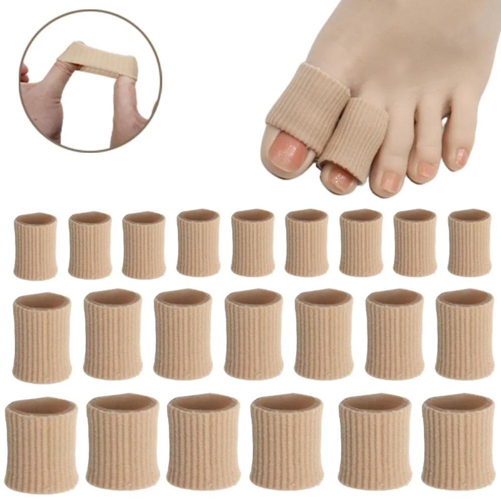Fiber Gel Toe Cover Bandage Callus Protector Anti Abrasion Pain Relief Toe Separator Foot Care Finger Protection Foot Spa