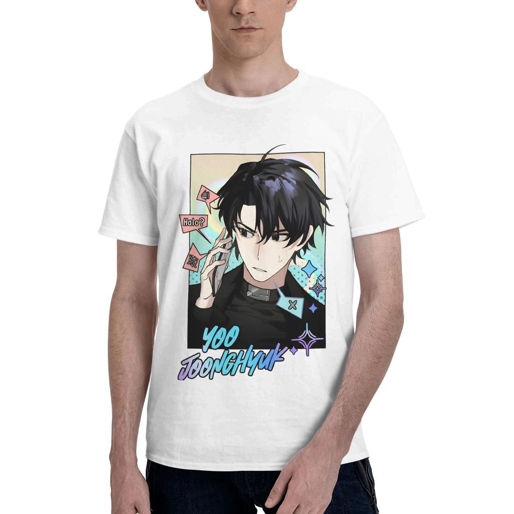 Мужские Женские Аниме Футболки Всеведущий Читатель 100% Хлопок Одежда Сумасшедшие Футболки с Коротким Рукавом и Круглым Вырезом Подарок на День Рождения Футболка