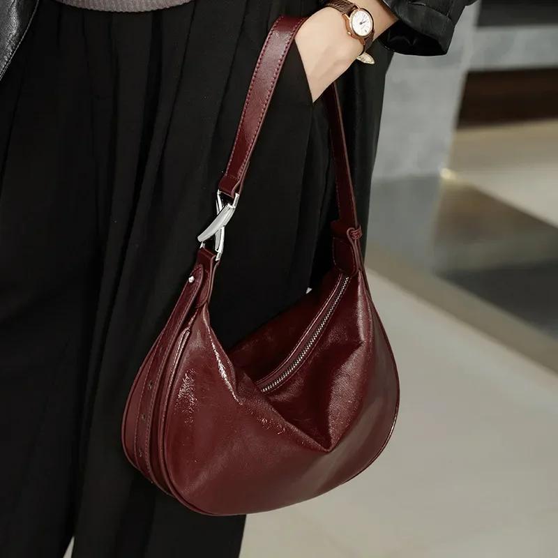 Женская сумка через плечо, новая высококачественная сумка под мышкой, модная городская женская роскошная универсальная сумка для поездок на работу