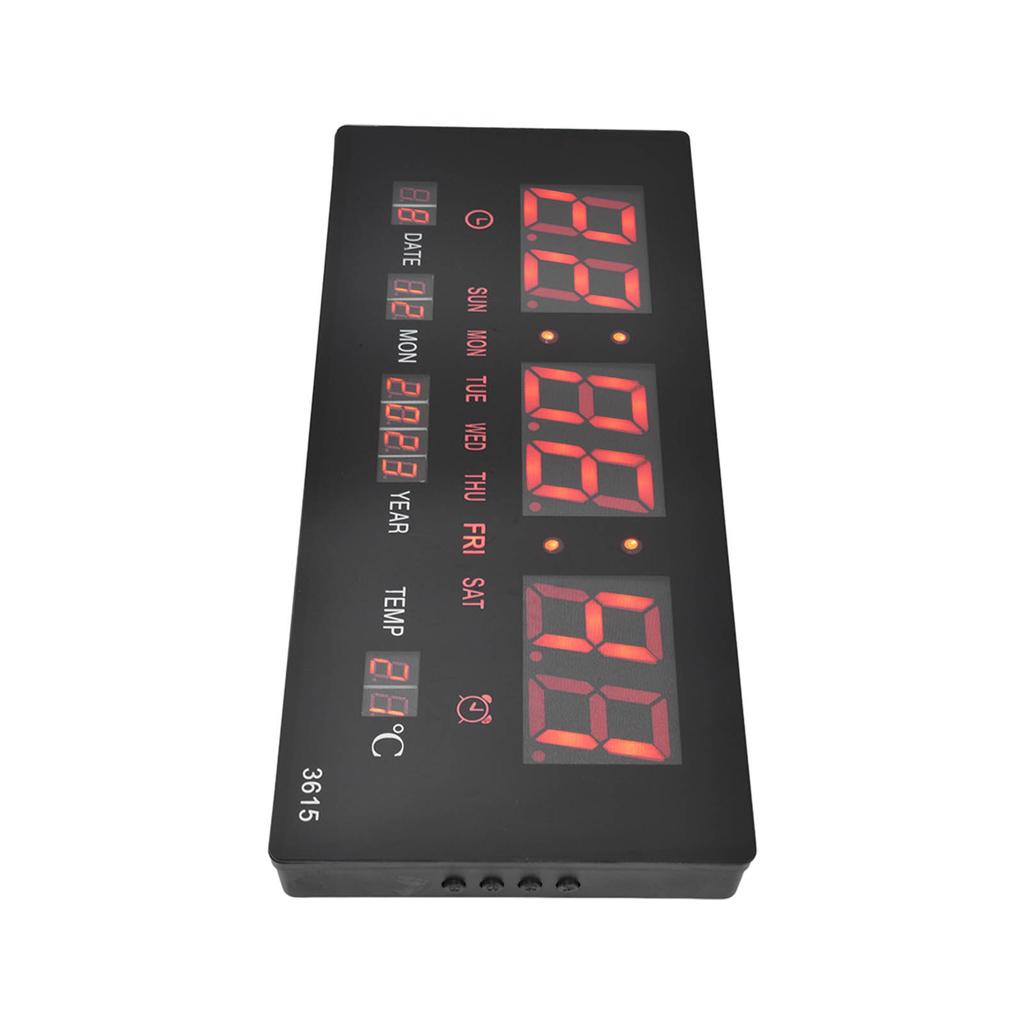 Digital Wall Clock LED Clear Display Accurate Timing Plug In Use Luminous Mute Wall Timer for