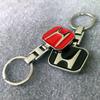 UNYDV1 Car Logo Pendant KeyChain Auto Dedicated Key Ring Accessories For Honda Civic FIT Accord Prelude CRV 5th City CRZ CRX Jazz HRV