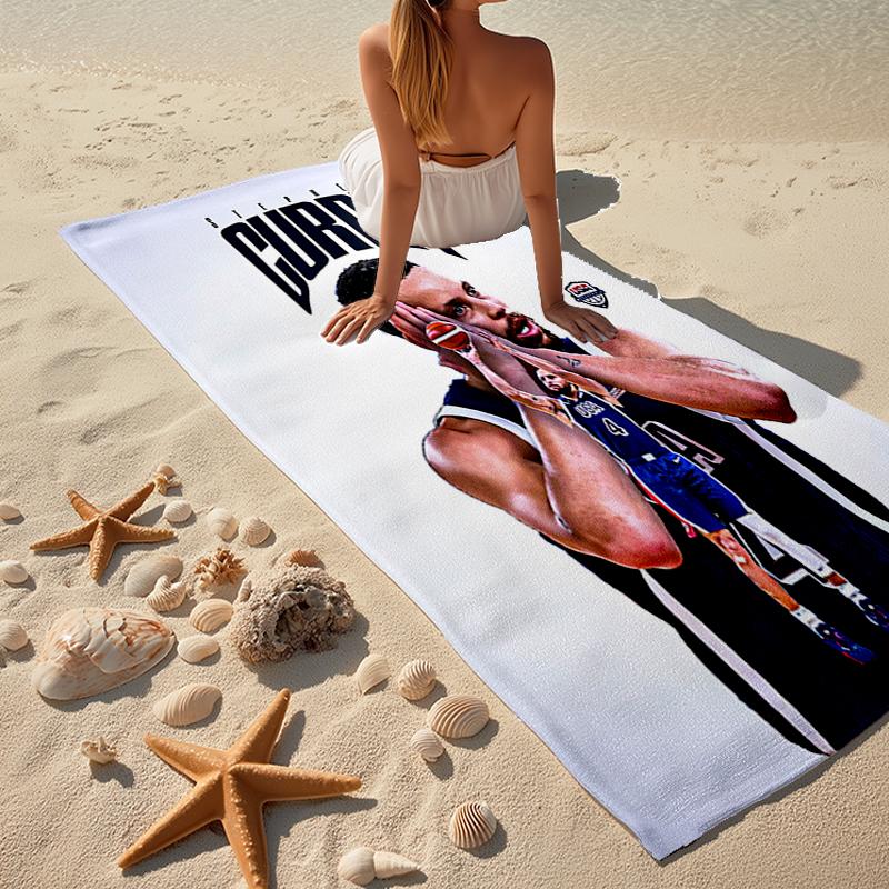 Curry Fashion Beach Towel: Ideal for Summer Adventures Soft, absorbent and quick drying suitable for swimming and bathing