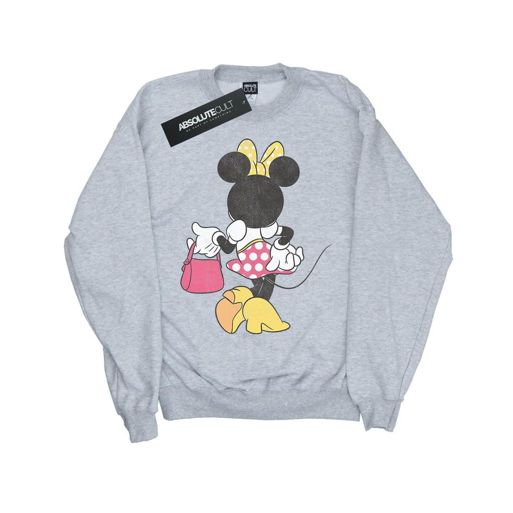 Disney Girls Minnie Mouse Back Pose Sweatshirt