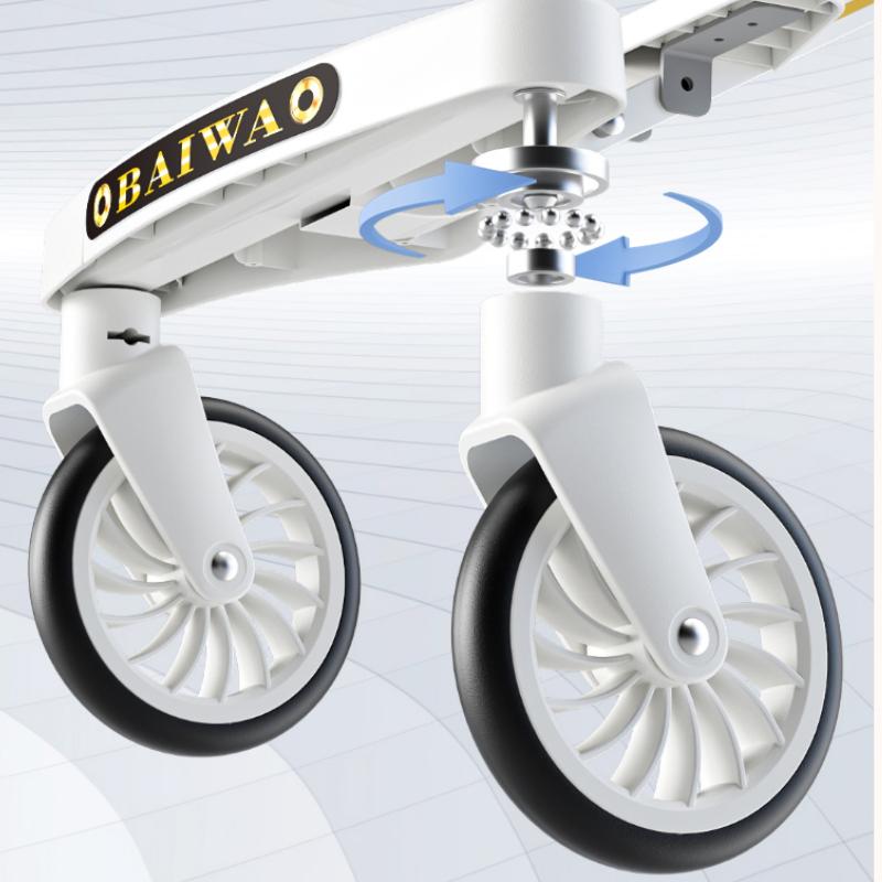 Легкая детская коляска с высоким обзором, двунаправленная четырехколесная тележка, складывающаяся, может сидеть или лежать, детская коляска с комфортом для ребенка