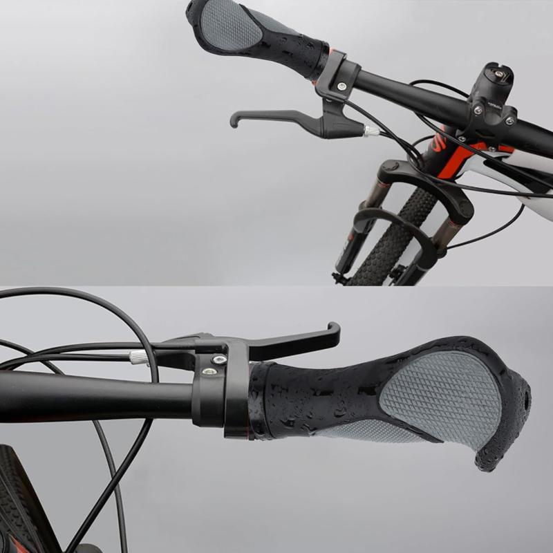 1 пара ручек для велосипеда, противоскользящие, двухсторонние, с фиксатором, ручки для велосипедного руля, чехлы для велосипедных деталей