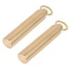 2 Pcs With Rings Portable Container Case Brass Waterproof Container EDC Container Hiking Activities