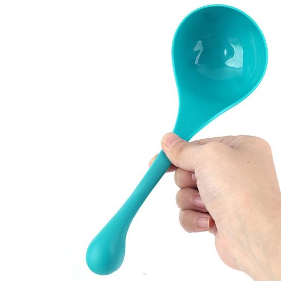 Половник для супа в форме симпатичного динозавра, противоскользящая длинная ручка, вертикальная пищевая посуда, силиконовая ложка для сервировки, кухонные принадлежности