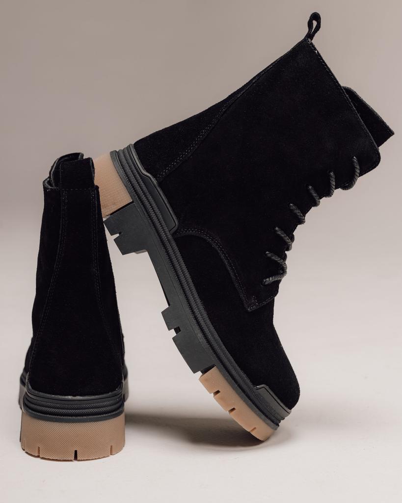 Ботинки высокие зимние Lola Andy 8855 36 черные замша шерсть