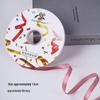 2,5 см Атласная Лента для DIY Упаковки Подарков, Цветочных Композиций и Декора Коробки для Торта