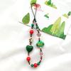 1шт брелок с бусинами акриловые аксессуары милый подарок мужчина анти-потеряшка кулон девушка рождественская цепочка для телефона ювелирные изделия
