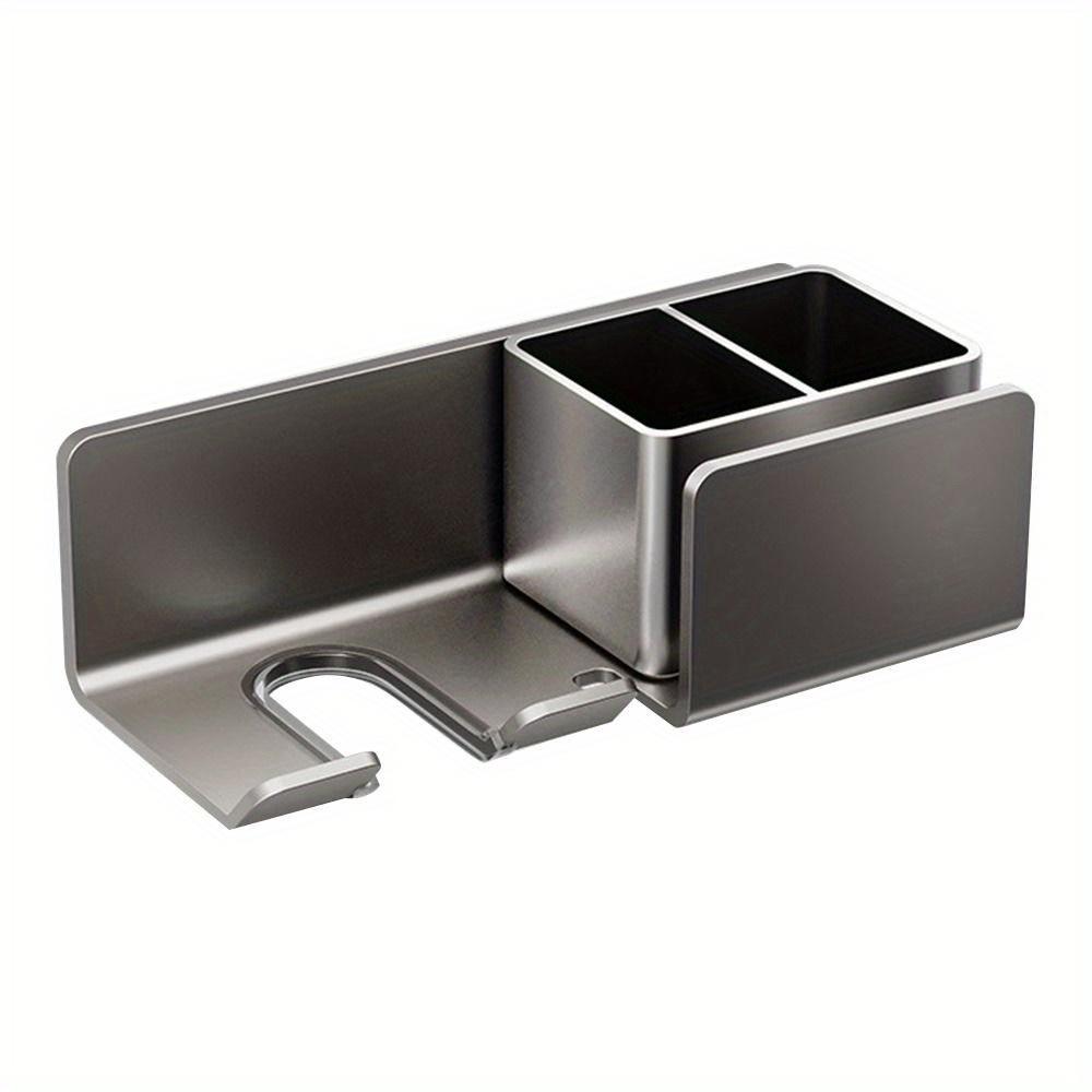 Держатель для фена с ящиком для хранения Подставка для фена Органайзер для фена Многофункциональная подставка для бритвы и фена Подставка для выпрямителя