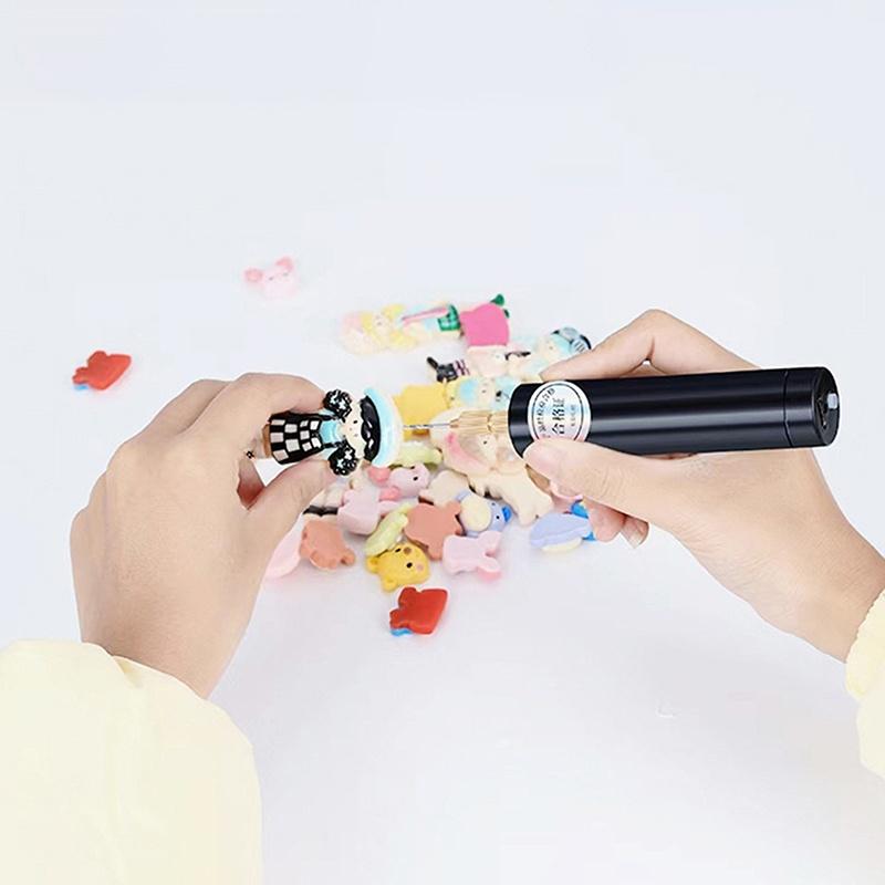 Ручная мини-электродрель DIY Электрическая USB-электродрель Инструменты для изготовления ювелирных изделий из эпоксидной смолы Деревообработка Гравировальная ручка Инструмент