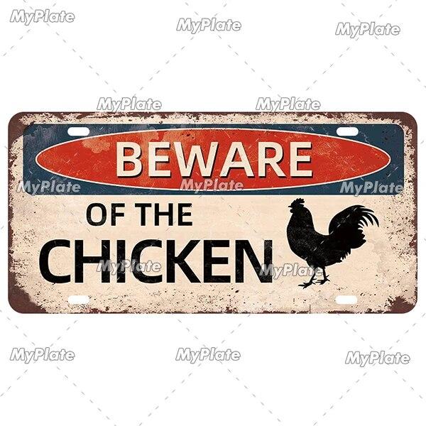 [MyPlate] Ретро Остерегайтесь животных, номерной знак, предупреждающий жестяной знак, металлический знак, табличка, украшение для дома, магазин, бар, паб, плакат, металлическая стена
