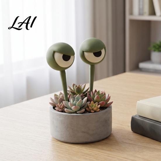 Personalized Plant Landscape Tools 1 Pair Eyes 3D Big Planter Insert Printed Eye Decorations Flower Cute Decor Pot Stakes