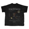 Футболка Demon's Souls FromSoftware Retro Soulslike для мужчин и женщин Винтажная Темное Фэнтези Игра Граф