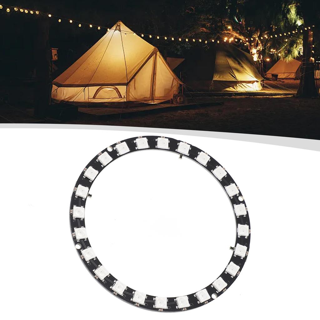 1/3/4/7/8/12/24/32/40/64-битное RGB LED Кольцо WS2812 5050 со Встроенным Полноцветным Драйвером Фонари Круглое Квадратное Интеллектуальное Развитие