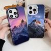 Мягкий чехол для телефона с изображением горного пейзажа для iPhone 15 16 17 Pro Max 17Air 16E 14 Plus 13 12 Mini Ударопрочная задняя крышка