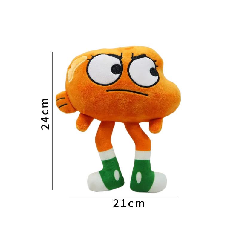 Нетоксичная Плюшевая Кукла Дарвин из Нового Мира Гамбола Мультяшная Плюшевая Игрушка Каваи Мягкая Декоративная Подушка Игрушка Детский Рождественский Подарок