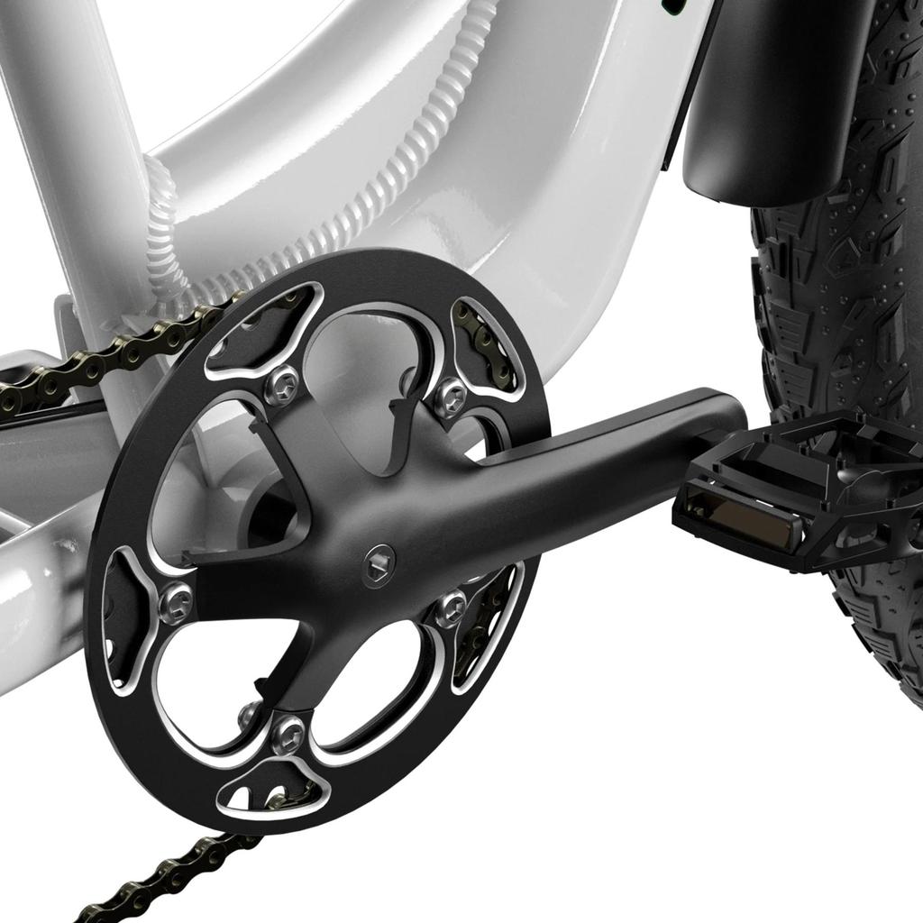 Shengmilo MX06 1000W(Peak) Electric Road Bike Up To 42km/h, 48V17.5Ah Samsung Battery, Shimano 7-Speed, Disc Brakes, 26" City E-Bike with Rear Rack