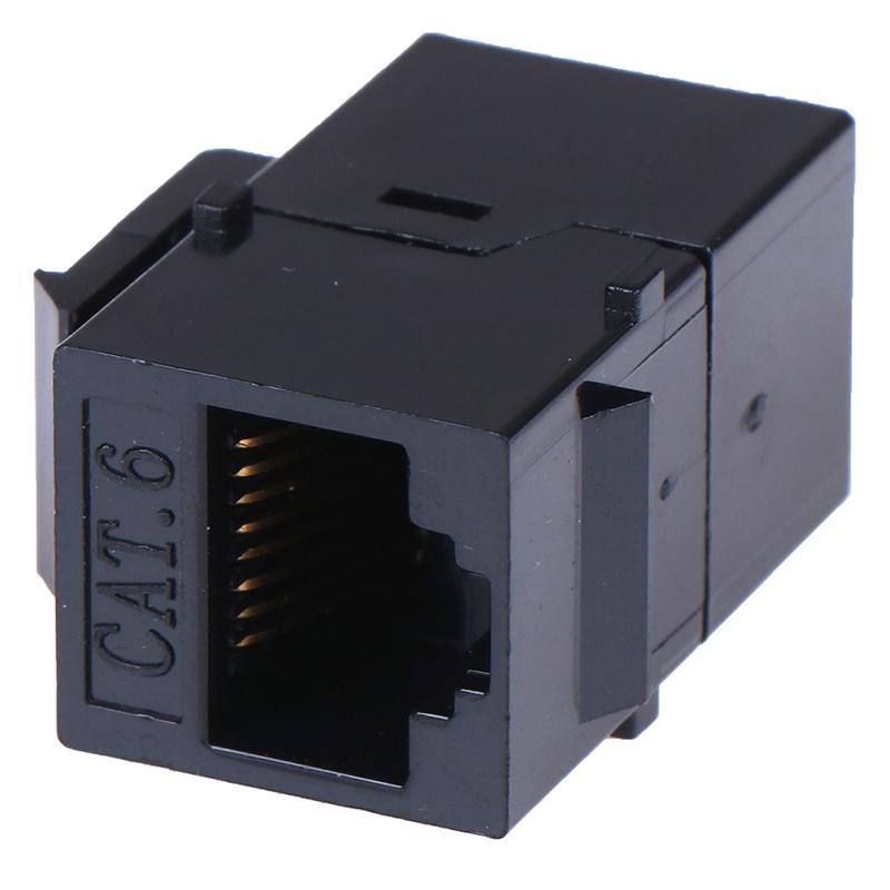 Rj45 Female To UTP Cat5E Cat6 Keystone Jack Inline Соединительный адаптер