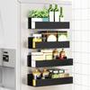 Yousheng Magnetic Spice Storage Rack Refrigerator Organizer Sturdy Construction Rustproof Simple Installation Fridge Organizer Storage Holder